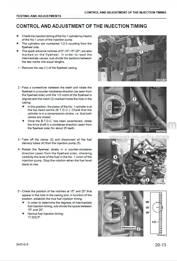 Photo 5 - Komatsu SK510-5 Shop Manual Skid Steer Loader WEBM005900 SN 37DF0000