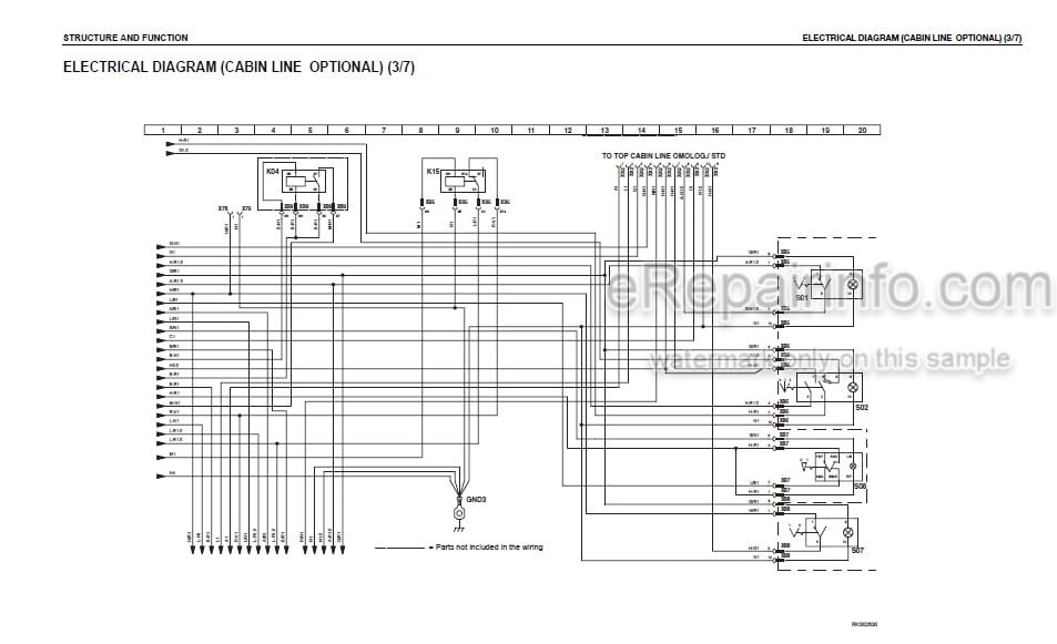 Photo 3 - Komatsu SK714-5 SK815-5 SK815-5 Turbo Shop Manual Skid Steer Loader