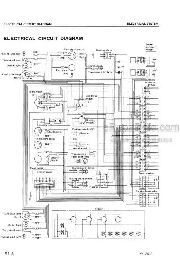 Photo 3 - Komatsu W170-2 Shop Manual Wheel Loader SEBM0384C01 SN 60001-