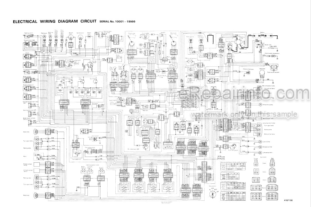 Photo 4 - Komatsu WA100-1 Shop Manual Wheel Loader SEBM04160105 SN 10001-