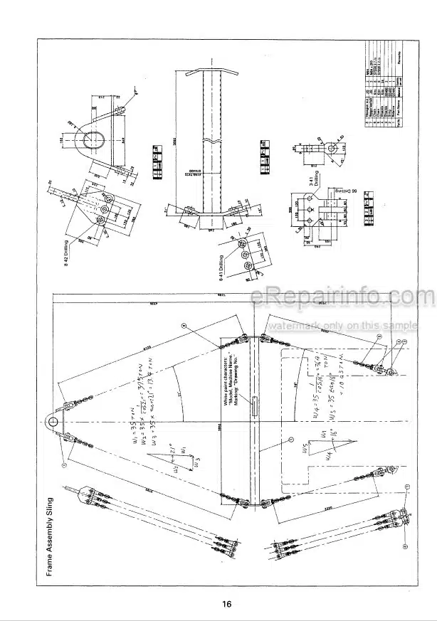 Photo 6 - Komatsu WA1200-3 Field Assembly Instructions Wheel Loader GEN00011-04 SN 50001-