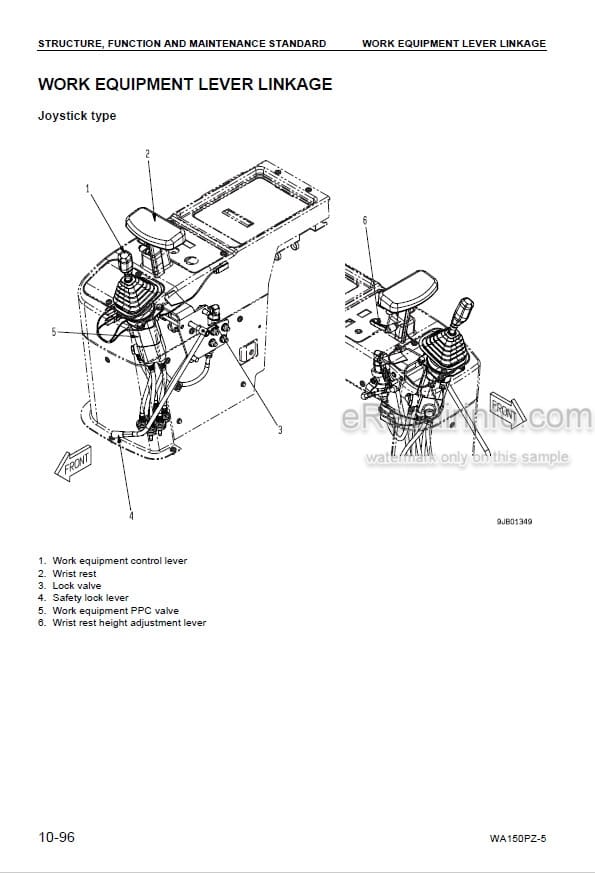 Photo 5 - Komatsu WA150PZ-5 Shop Manual Wheel Loader VEBM420100 SN H50051-