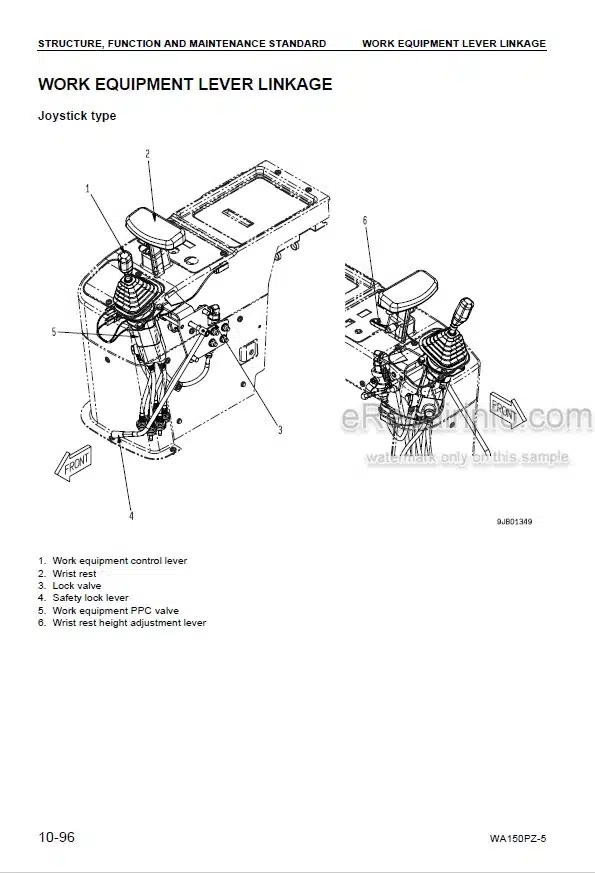 Photo 5 - Komatsu WA150PZ-5 Shop Manual Wheel Loader VEBM420100 SN H50051-