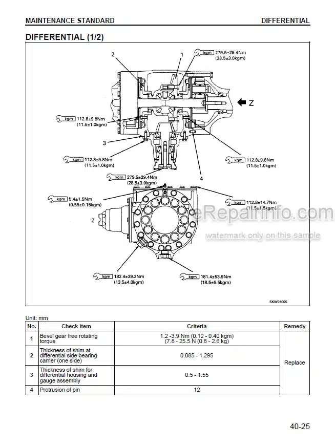 Photo 5 - Komatsu WA180-3 WA180L-3 Shop Manual Wheel Loader CEBD001102