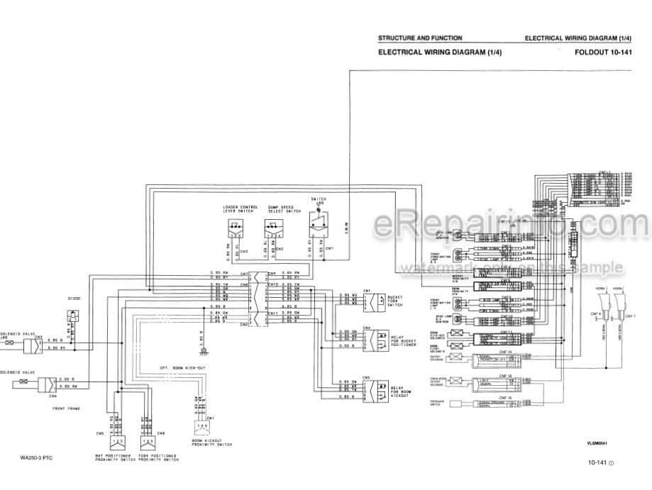 Photo 5 - Komatsu WA250-3 Shop Manual Parallel Tool Carrier CEBD001801 SN A75001-