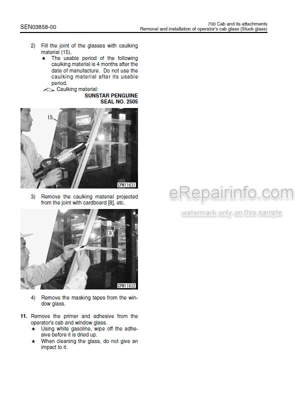 Photo 7 - Komatsu WA250-6 Shop Manual Wheel Loader CEBM000703 SN A76001-