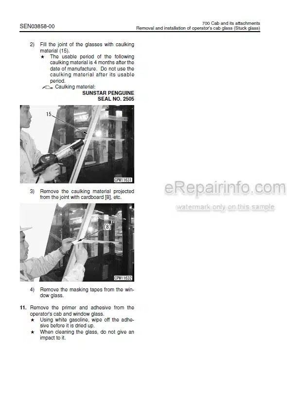 Photo 7 - Komatsu WA250-6 Shop Manual Wheel Loader CEBM000703 SN A76001-