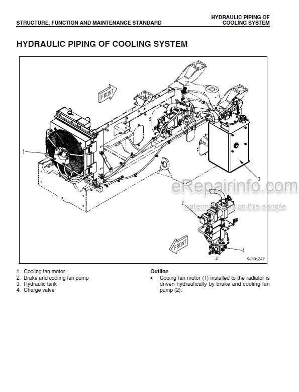 Photo 3 - Komatsu WA250PZ-5 Shop Manual Wheel Loader VEBM945100 SN H50051-