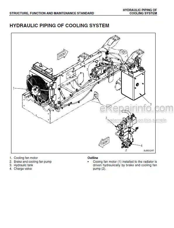 Photo 3 - Komatsu WA250PZ-5 Shop Manual Wheel Loader VEBM945100 SN H50051-