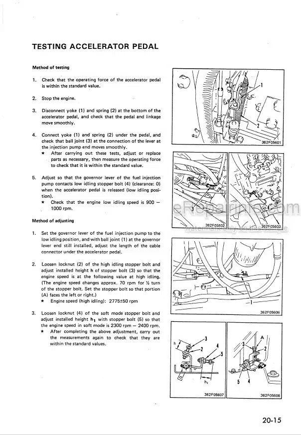 Photo 1 - Komatsu WA30-5 Shop Manual Wheel Loader SEBM001500 SN 15001-