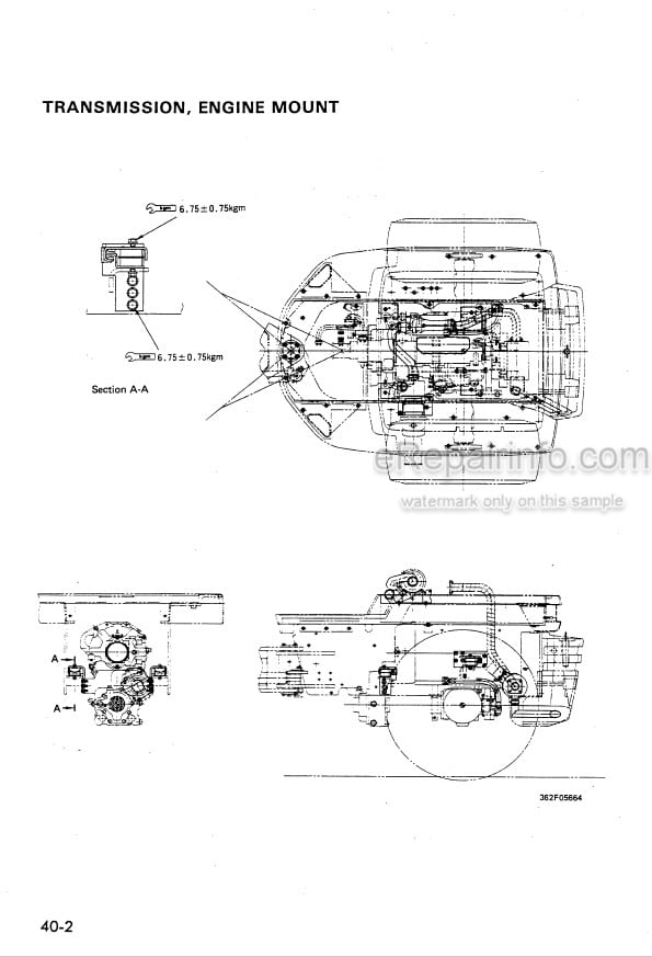 Photo 5 - Komatsu WA30-5 Shop Manual Wheel Loader SEBM001500 SN 15001-