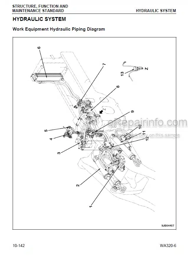 Photo 5 - Komatsu WA320-6 Shop Manual Wheel Loader CEBM022801 SN A35001-