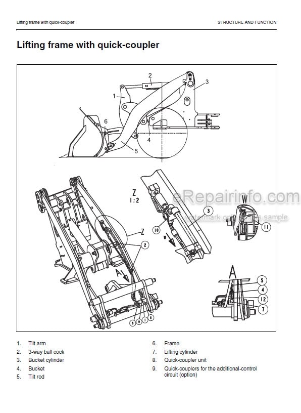 Photo 4 - Komatsu WA65-5 WA70-5 WA80-5 Shop Manual Wheel Loader VEBM250100 SN H50051-