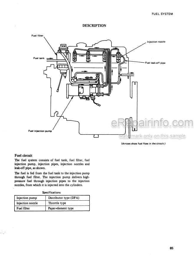Photo 5 - Mitsubishi 4DQ5 S4E S4E2 Service Manual Engine For Forklift 99719-52130