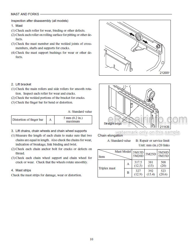 Photo 6 - Mitsubishi 1204E Service Manual Engine For Forklift SMEEA-AF15E-200