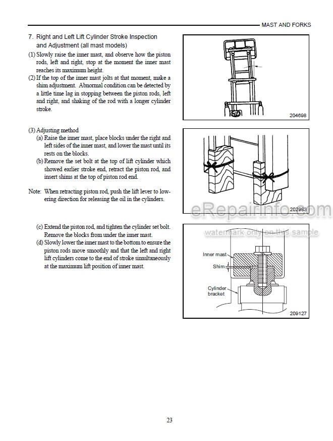 Photo 6 - Mitsubishi FD60 FD70 FD80 FD90 Service And Operation Manual Forklift Air Conditioner 99799-72100