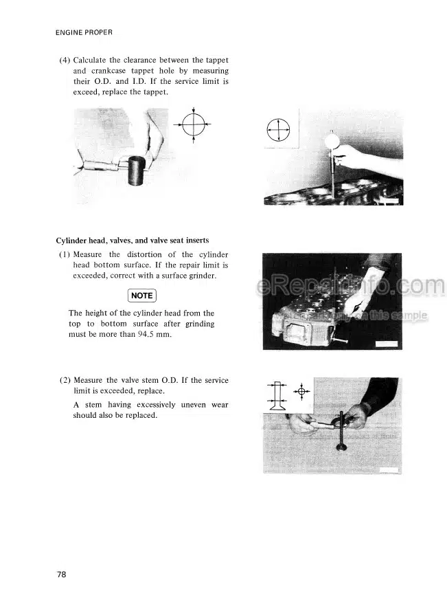 Photo 5 - Mitsubishi 6D15 Service Manual Engine 99799-61100