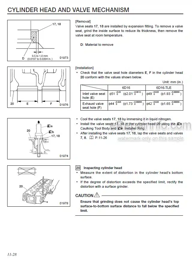 Photo 7 - Mitsubishi GK45 Service Manual Gasoline Engine 99739-7E100