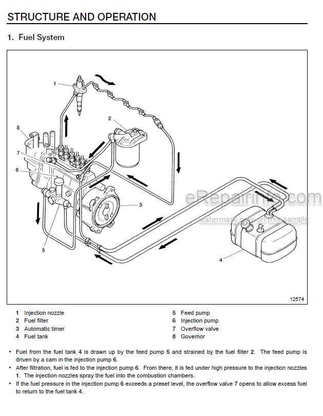 Photo 5 - Mitsubishi 6D16-TL Service Manual Diesel Engine For Forklift 99799-78100