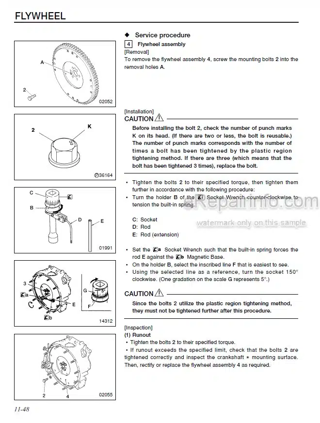 Photo 7 - Mitsubishi 6D15 Service Manual Engine 99799-61100