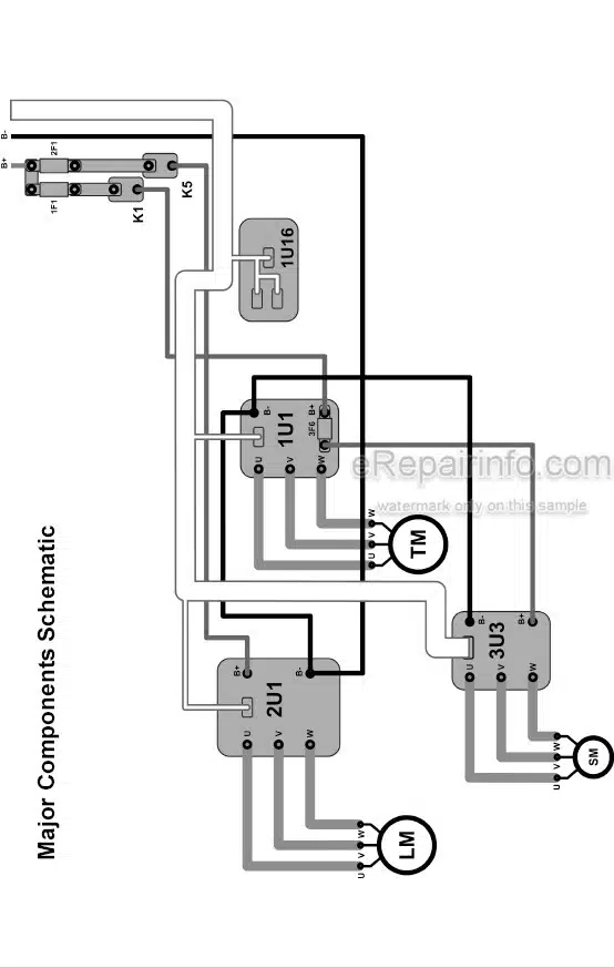 Photo 4 - Mitsubishi EDR18N ESR20N ESR23N Operating And Maintenance Instructions Forklift 51326240