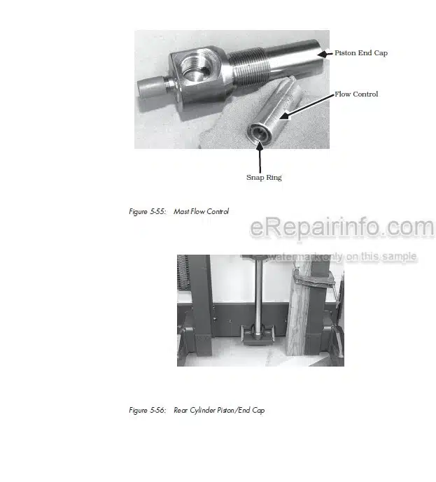 Photo 5 - Mitsubishi 5M15D 5M20D 5M25D 5M30D 5M35D Service Manual Supplement Mast For Forklift