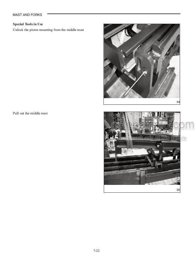 Photo 1 - Mitsubishi EOP15N EOP15HN Service Manual Forklift Truck 99789-7L120.pdf