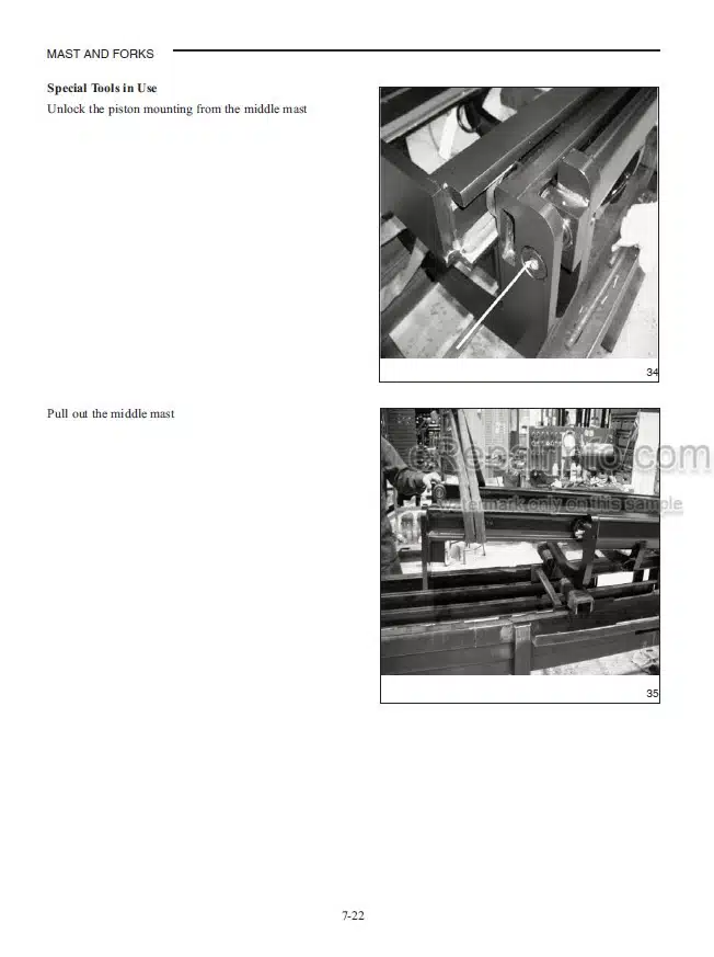 Photo 1 - Mitsubishi EOP15N EOP15HN Service Manual Forklift Truck 99789-7L120.pdf