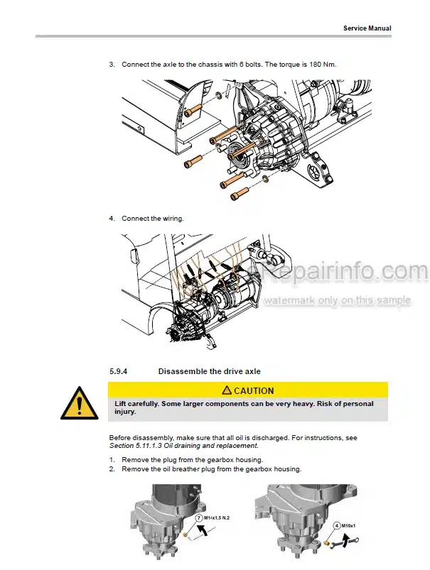 Photo 3 - Mitsubishi FB14-20A FB14-20AC FB14-20ANT FB16-20A FB16-20AC FB16-20AN Service Manual Forklift 655382