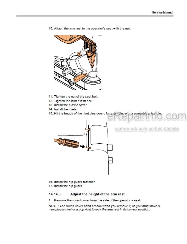 Photo 5 - Mitsubishi FB14-20A FB14-20AC FB14-20ANT FB16-20A FB16-20AC FB16-20AN Service Manual Forklift 655382