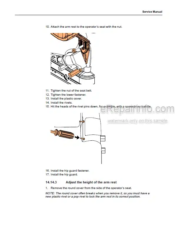 Photo 5 - Mitsubishi FB14-20A FB14-20AC FB14-20ANT FB16-20A FB16-20AC FB16-20AN Service Manual Forklift 655382