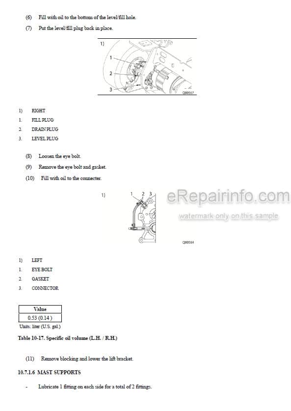 Photo 4 - Mitsubishi FB16PNT FB18PNT FB20PNT Operation And Maintenance Manual Forklift 99750-7P110