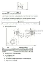 Photo 2 - Mitsubishi FB16PNT FB18PNT FB20PNT Service Manual Forklift Chassis And Mast 99759-7Q100