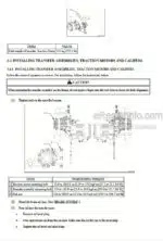 Photo 2 - Mitsubishi FB16PNT FB18PNT FB20PNT Service Manual Forklift Chassis And Mast 99759-7Q100
