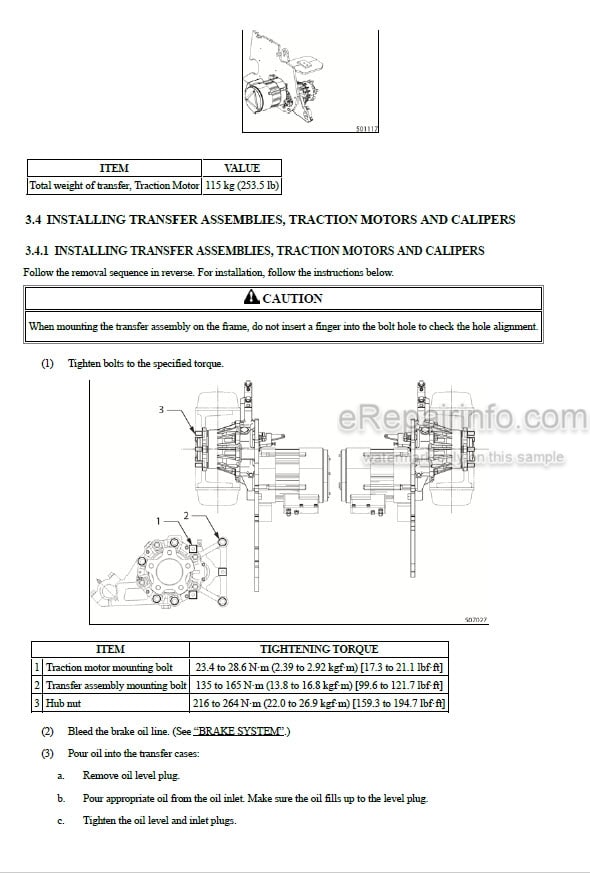 Photo 1 - Mitsubishi FB16PNT FB18PNT FB20PNT Service Manual Forklift Chassis And Mast 99759-7Q100