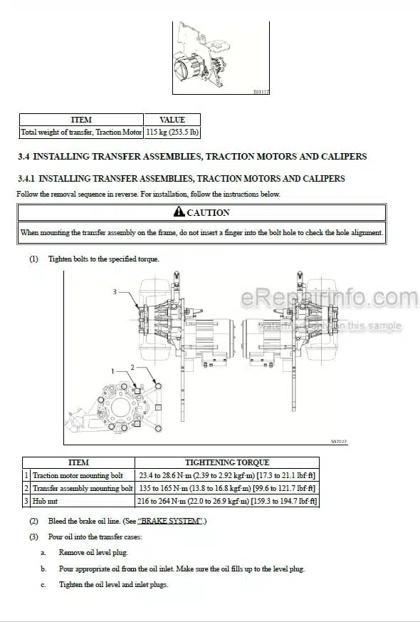 Photo 1 - Mitsubishi FB16PNT FB18PNT FB20PNT Service Manual Forklift Chassis And Mast 99759-7Q100