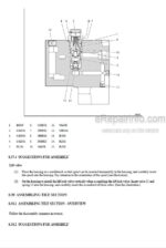 Photo 5 - Mitsubishi FB16PNT FB18PNT FB20PNT Service Manual Forklift Chassis And Mast 99759-7Q100