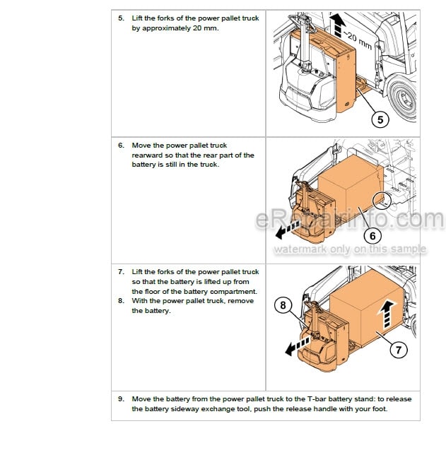 Photo 7 - Mitsubishi FB16PNT FB18PNT FB20PNT Operation And Maintenance Manual Forklift 99750-7P110