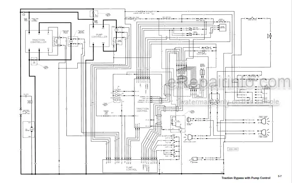 Photo 4 - Mitsubishi FBC15K FBC18K FBC18KL FBC20K FBC25K FBC25KE FBC25KL FBC30K FBC30KL Service Manual Forklift Controls 99759-74120
