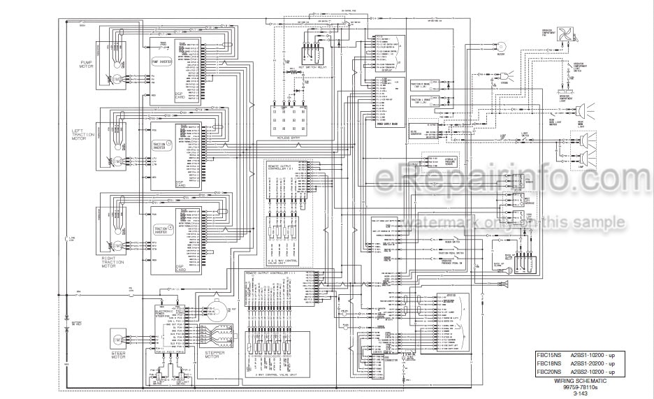 Photo 5 - Mitsubishi FBC15NS FBC18NS FBC20NS Service Manual Forklift Chassis And Mast