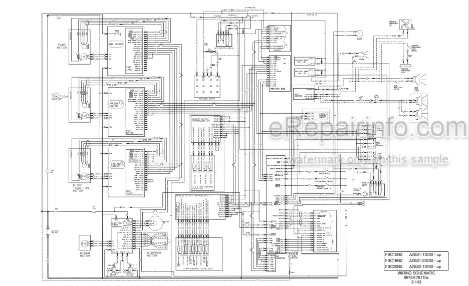 Photo 5 - Mitsubishi FBC15NS FBC18NS FBC20NS Service Manual Forklift Chassis And Mast