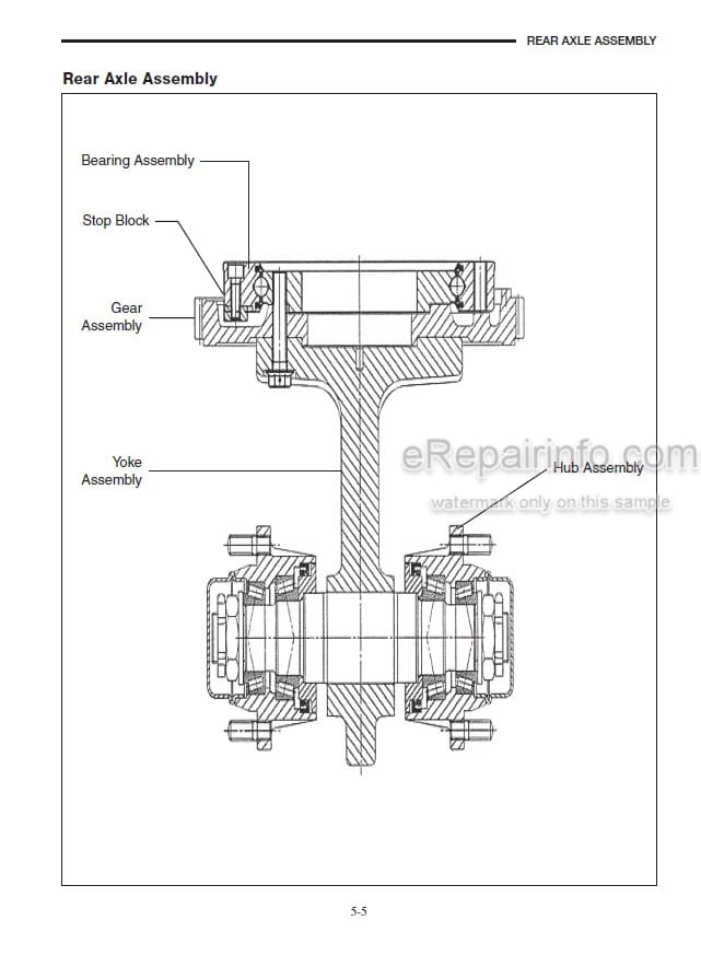 Photo 3 - Mitsubishi FBC15NS FBC18NS FBC20NS Service Manual Forklift Chassis And Mast