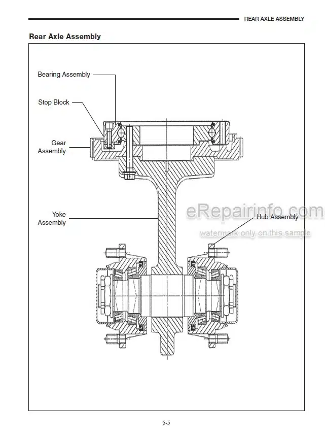 Photo 3 - Mitsubishi FBC15NS FBC18NS FBC20NS Service Manual Forklift Chassis And Mast