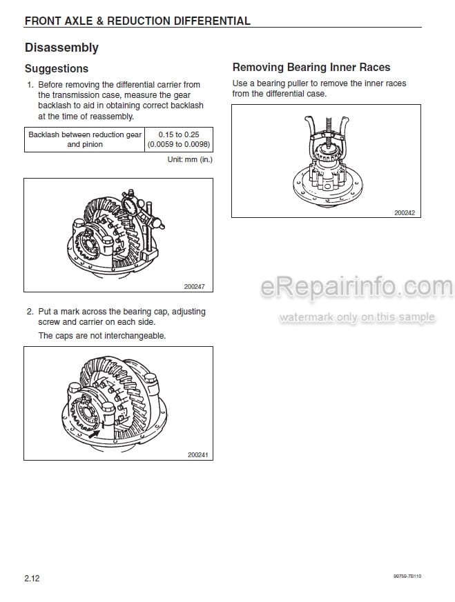 Photo 7 - Mitsubishi FBC15K FBC18K FBC18KL FBC20K FBC25K FBC25KE FBC25KL FBC30K FBC30KL Service Manual Forklift Controls 99759-74120