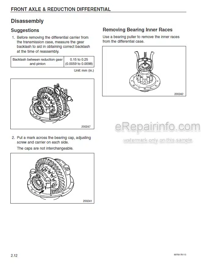 Photo 7 - Mitsubishi FBC15K FBC18K FBC18KL FBC20K FBC25K FBC25KE FBC25KL FBC30K FBC30KL Service Manual Forklift Controls 99759-74120