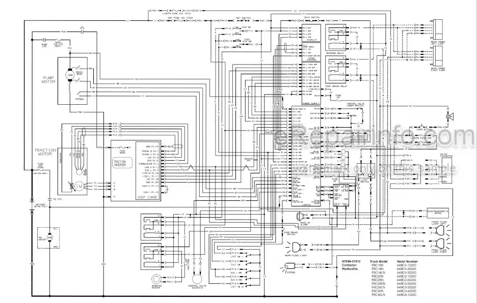 Photo 3 - Mitsubishi FBC15N FBC18N FBC18LN FBC20N FBC25EN FBC25N FBC25LN FBC30N FBC30LN Service Manual Forklift Controller