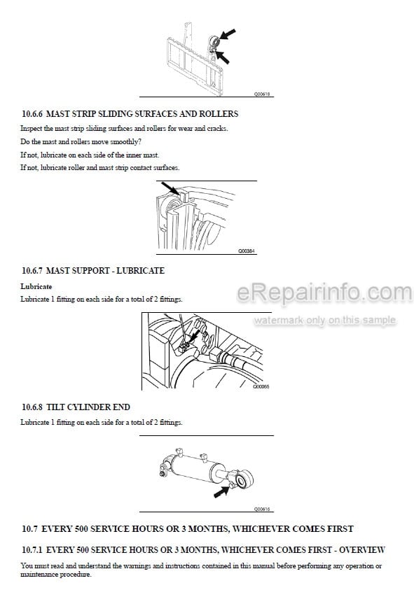 Photo 1 - Mitsubishi FBC22N2 FBC25N2 FBC25EN2 FBC25LN2 FBC30N2 FBC30LN2 Operation And Maintenance Manual Forklift 99750-7N100 99750-7N110