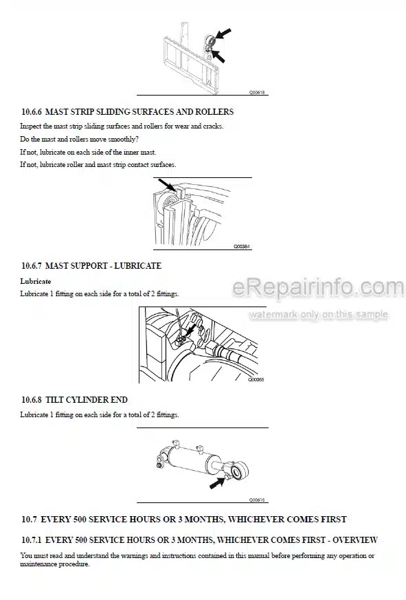 Photo 5 - Mitsubishi FBC22N2 FBC25N2 FBC25EN2 FBC25LN2 FBC30N2 FBC30LN2 Operation And Maintenance Manual Forklift 99750-7N100 99750-7N110