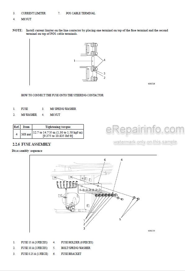 Photo 3 - Mitsubishi FBC22N2 FBC25N2 FBC25EN2 FBC25LN2 FBC30N2 FBC30LN2 Service Manual Forklift Chassis And Mast 99759-7N100