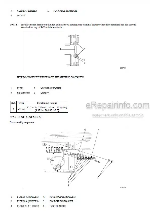 Photo 3 - Mitsubishi FBC22N2 FBC25N2 FBC25EN2 FBC25LN2 FBC30N2 FBC30LN2 Service Manual Forklift Chassis And Mast 99759-7N100